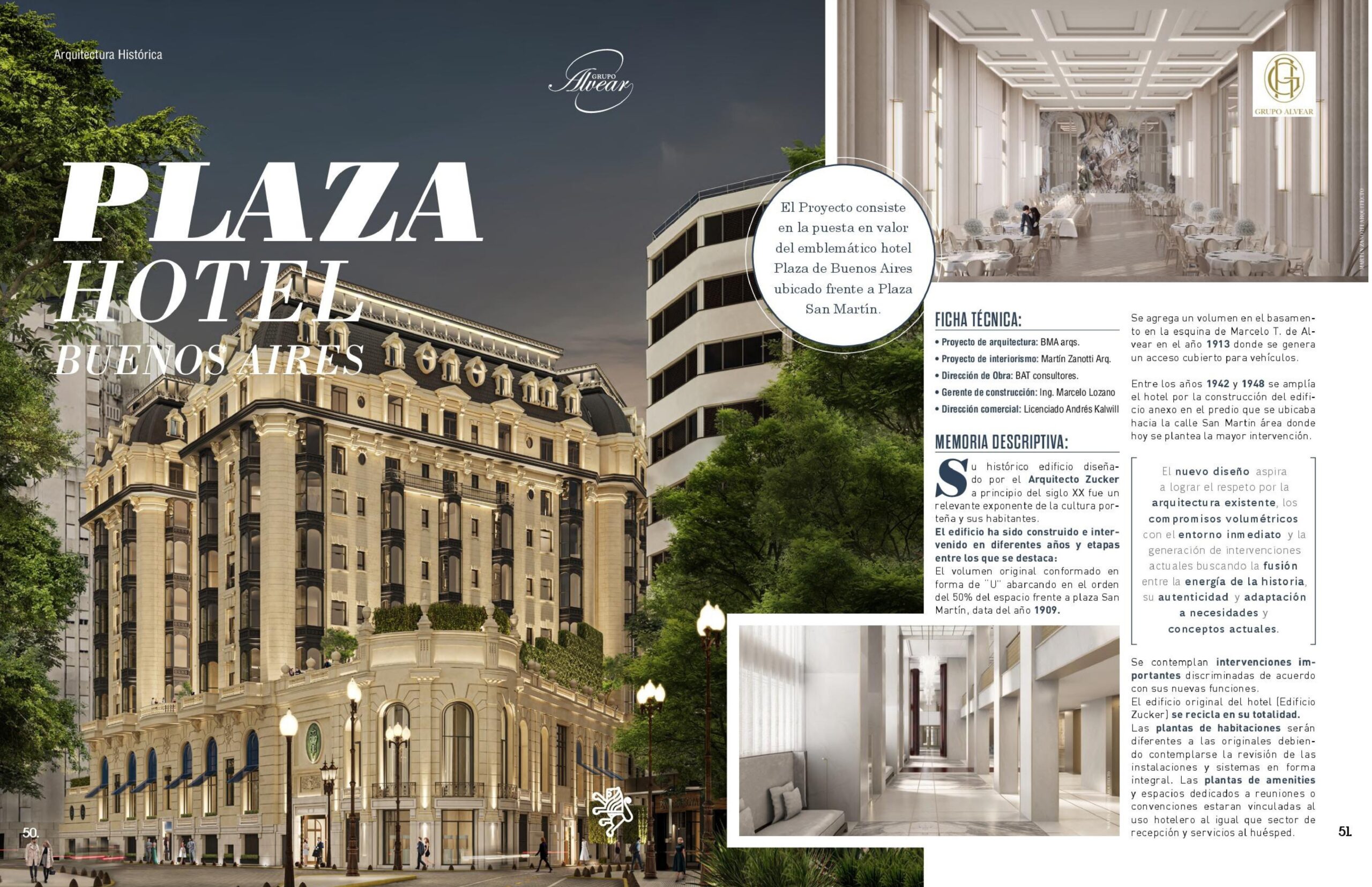 Plaza Hotel Buenos Aires en Architector