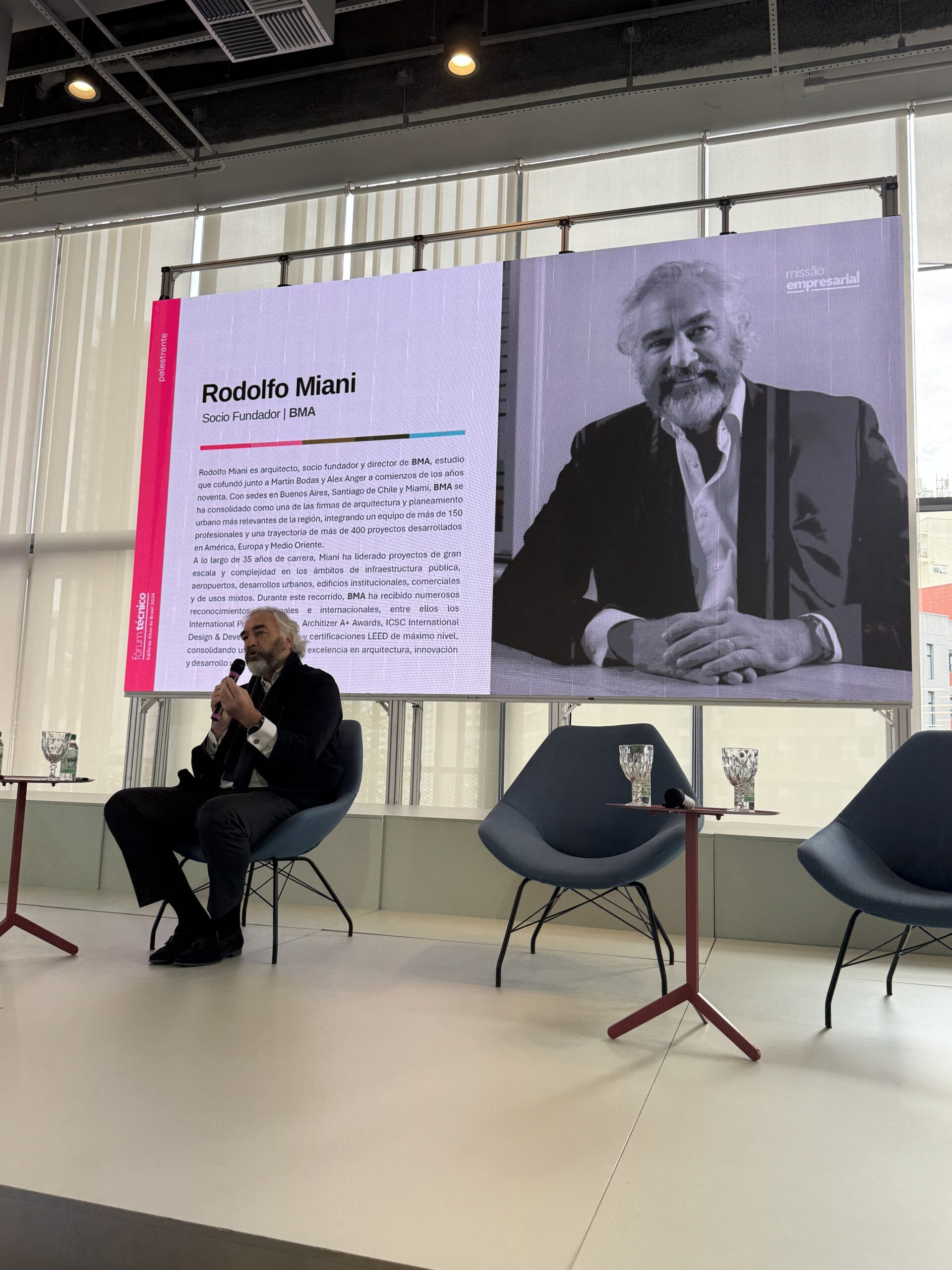 Rodolfo Miani en Foro Técnico Edificios Altos Brasil 2026